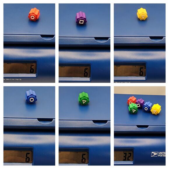 Squid Game 2 Gonggi Stones Traditional Korean Jacks Weighted Made in USA - Picture 8 of 8